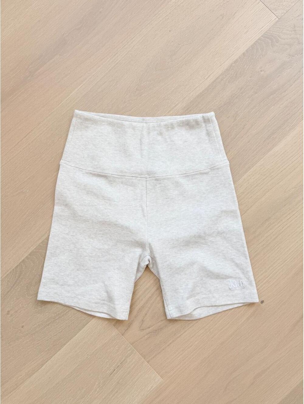 Kith Women Jen Biker Shorts Sandy Heather Gray Size S